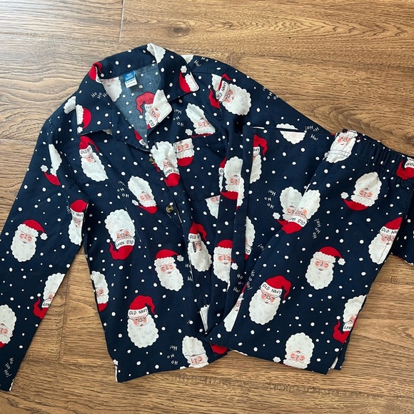 Old Navy Other - NEW! Old Navy Santa Christmas Gender-Neutral Matching Flannel Pajama Medium (8)
